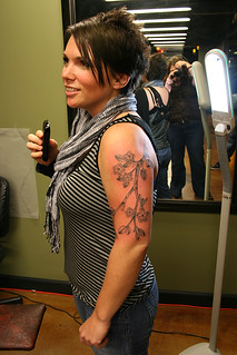 Tattoo - Kari and her fresh new tatter