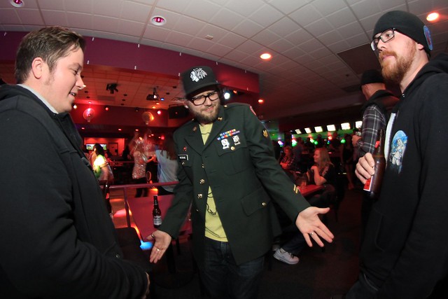 Keepin Chuck's jacket warm