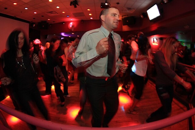 Chuck gettin down with the ladies