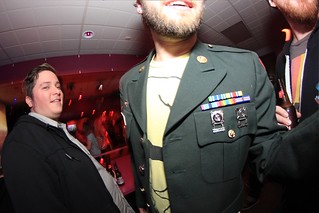 Keepin Chuck's jacket warm