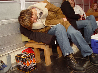 Anthony, still passing out.