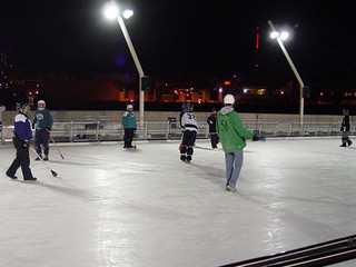 Broomball at Brenton Plaza
