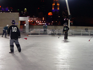 Broomball at Brenton Plaza
