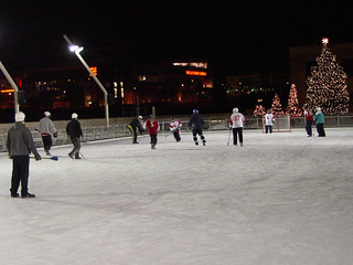 Broomball at Brenton Plaza