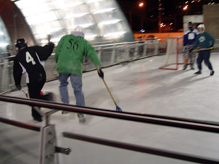 Broomball at Brenton Plaza