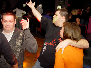 Kevi loves the dance floor, Nick's outta there