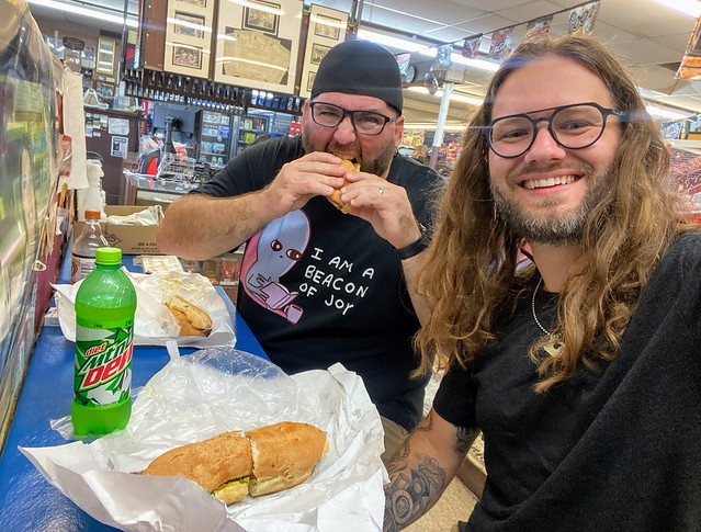 Took Kevi to get some Dad's Killer Subs