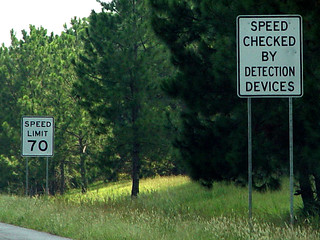 Speed Checked by Detection Devices...