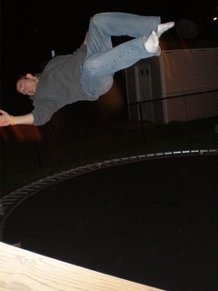 Jumping off the deck