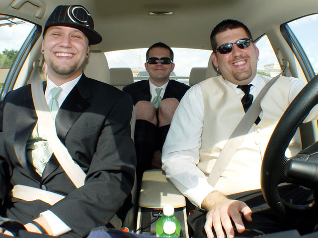 On the way to Kevi's wedding
