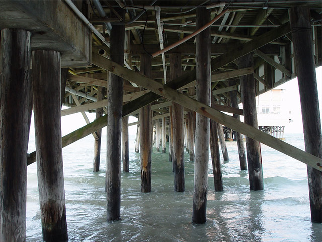 Underneath the Daytona Beach Pier