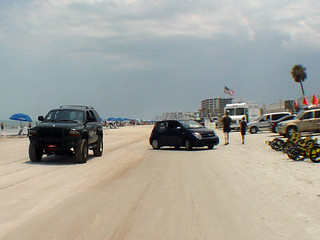 Driving on Daytona Beach