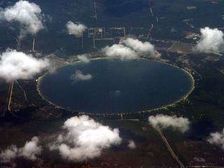 A really round lake in Florida