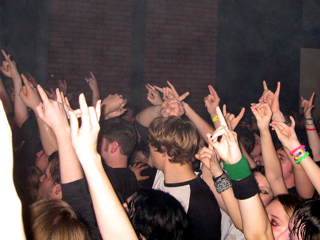 Crowd at House of Bricks