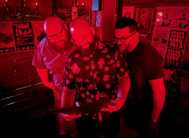 Perusing the menu at Black Sheep