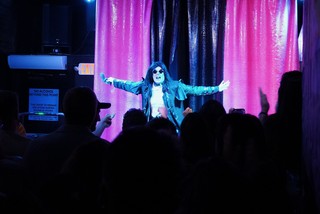 Drag Ozzy bites the head off the bat, lol