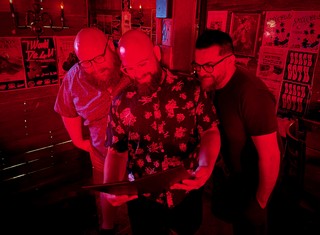 Trent - Perusing the menu at Black Sheep