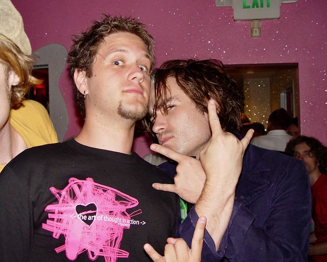 Chris Holmes and I at Beauty Bar