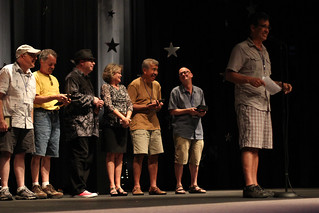 Tony Valdez is having a great time