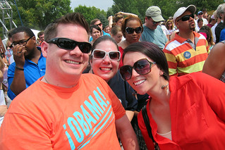 frame - At the Obama Event with Nick and Nicole