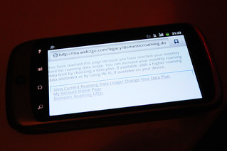 Tech - No more data. Eep!