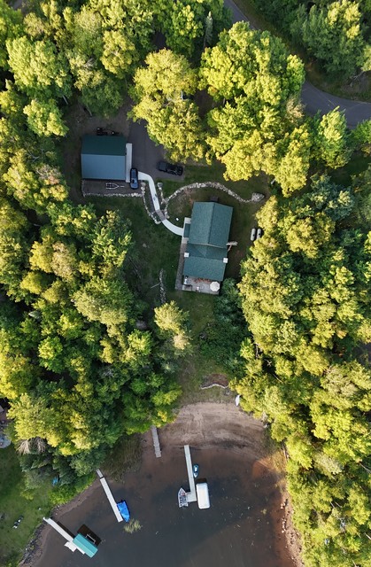 The Schmidt Shack with the new boulder walls