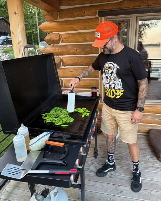 Blistering up those garden peppers