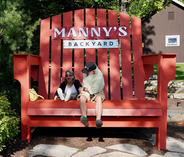 Teresa slid down and couldn't get back up, lol