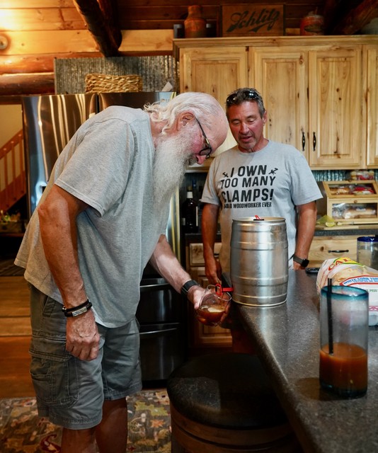 Jeff brought homebrew