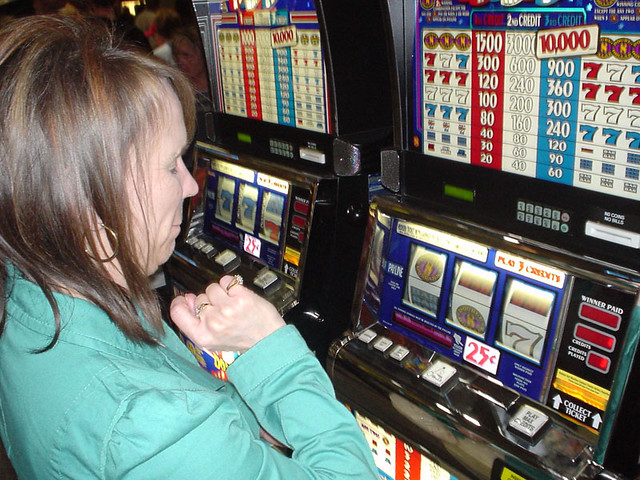 Gambling in the airport