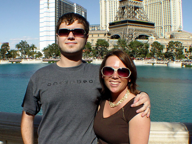 Kari and I at the Bellagio