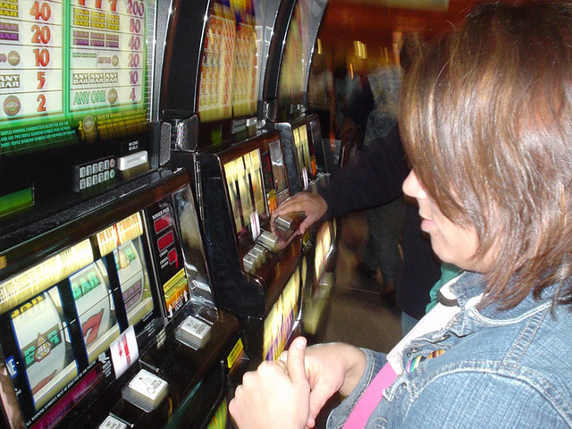 Gambling in the airport
