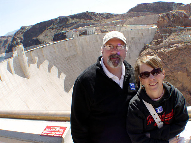 Jeff and Teresa at Hoover Dam