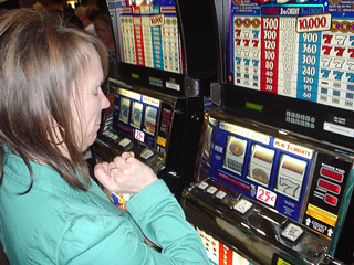 Gambling in the airport