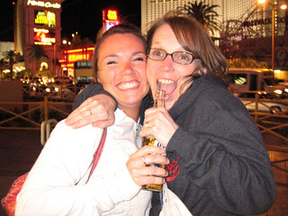 Teresa didn't have a beer so she felt left out, haha.