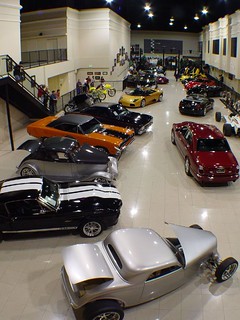 The back of the exotic car shop in Caesars Palace