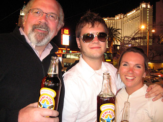 Drinks - You can drink on the streets in Vegas - we had to try it out.