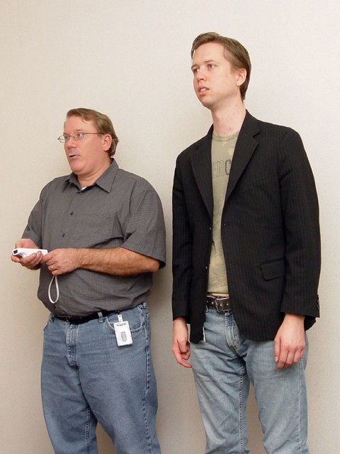 Steve Figuring out the Wii