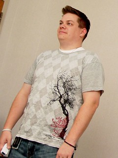 Nick about to play Wii