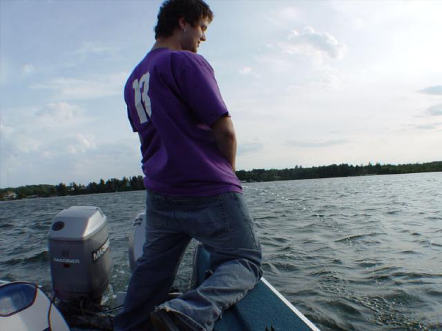 It was too cold to jump in and pee