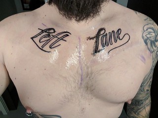 Tattoo - Synthetic scabs. The best way to heal a tattoo.