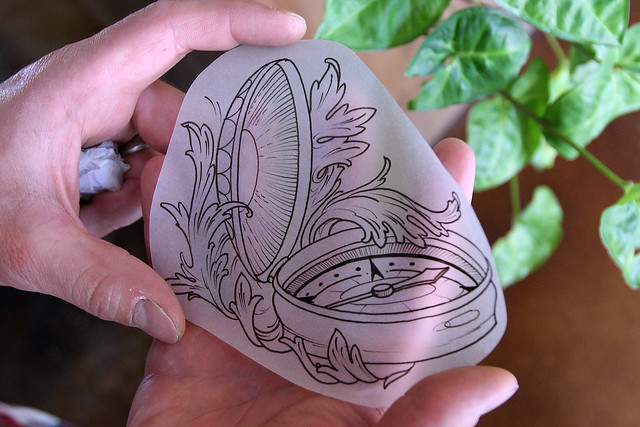 Joshua's Compass Drawing