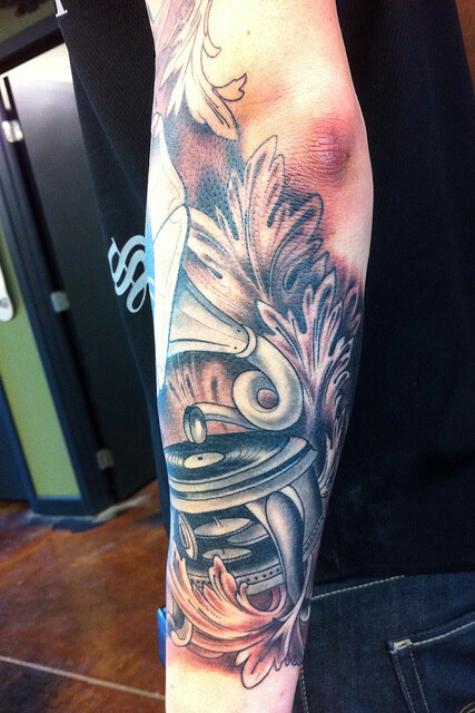 Back of forearm after 2nd session