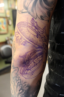 Tattoo - Compass Stencil