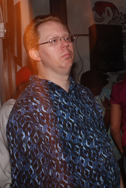 This dude wasn't sure whether to party or not