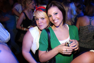 Some chicks that were hanging out