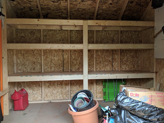 Some much needed shelving