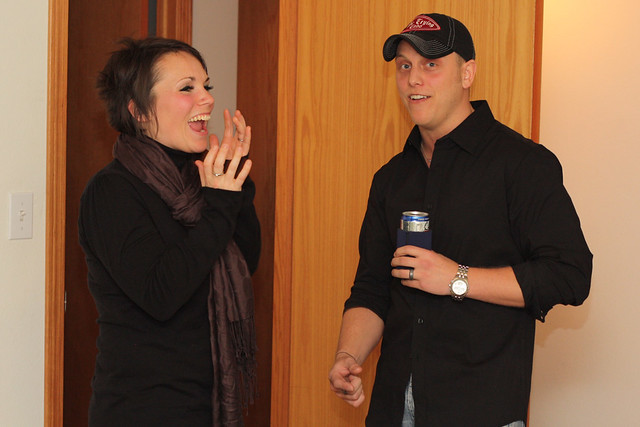 Explaining that she hates high fives