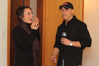 Explaining that she hates high fives