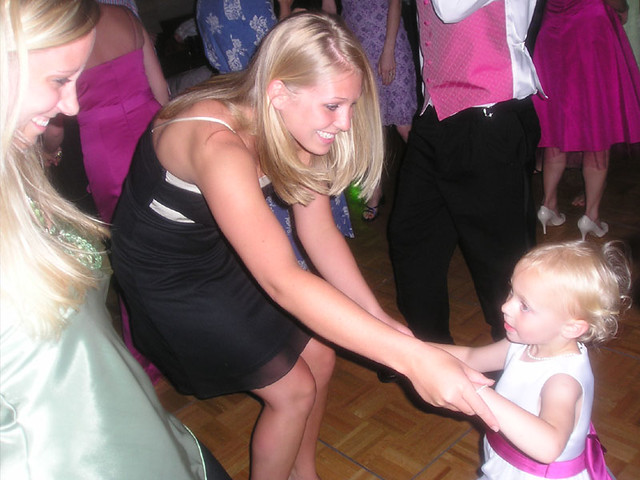 Lauren and the flower girl